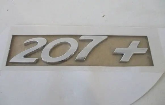 Peugeot 207 Manufacturers badge/model letters 9805808580