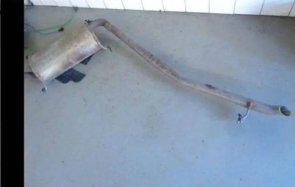 Citroen Jumper Rear muffler/silencer tail pipe 