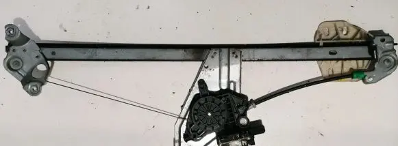 Sliding door window regulator with motor