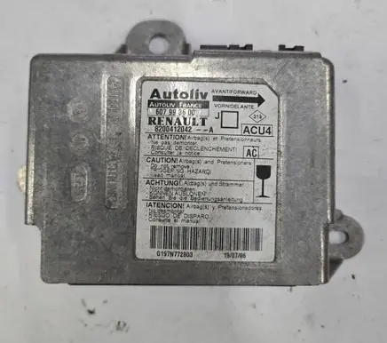 Renault Scenic II - Grand scenic II Airbag control unit/module 8200412042 G197N772803 607993600