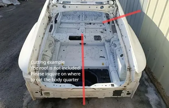 Mercedes-Benz EQS V297 Rear quarter panel 