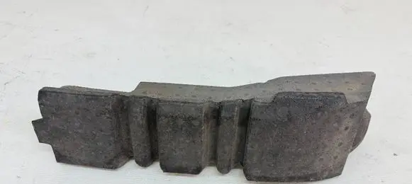 Front bumper foam support bar