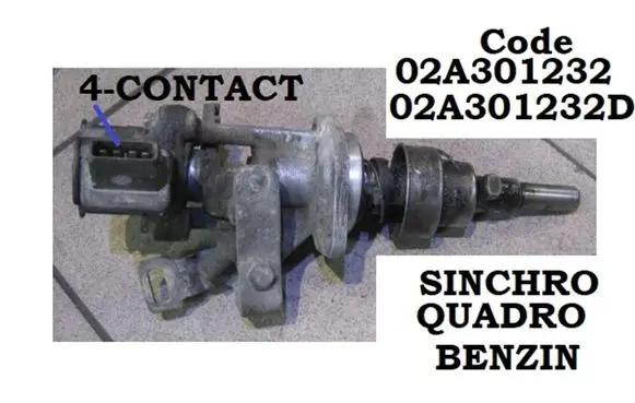 Volkswagen PASSAT B4 Gear selector/shifter in gearbox 02A301232 02A301232D