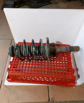 Volkswagen Sharan Front shock absorber with coil spring