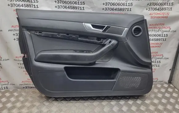 Audi A6 S6 C6 4F Front door card panel trim