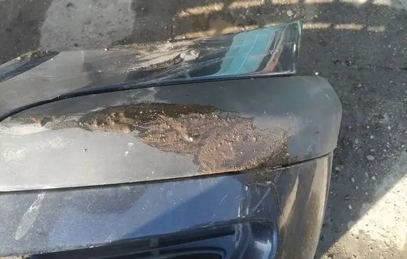 Citroen C8 Front bumper splitter molding 