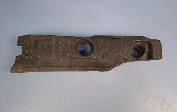 Front bumper foam support bar