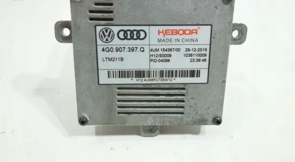Audi A3 S3 8V Headlight ballast module Xenon 4G0907397Q