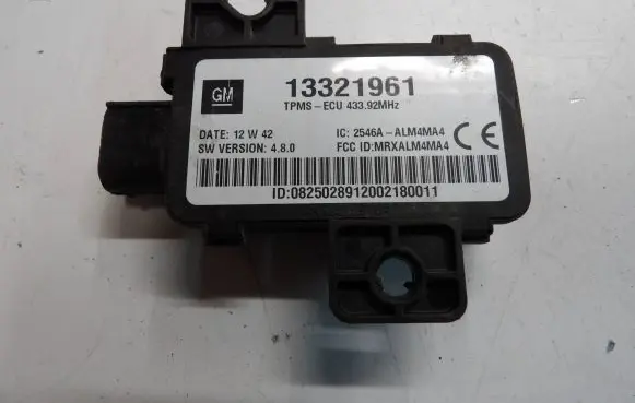 Opel Insignia A Tire pressure control unit 13321961 2546AALM4MA4 43392MHZ