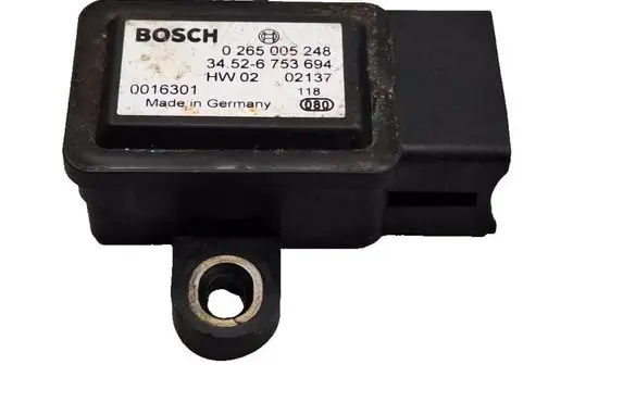 BMW 1 E81 E87 ESP acceleration yaw rate sensor 6753694
