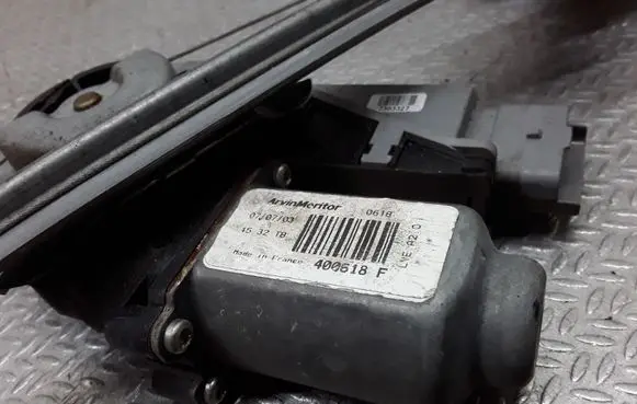 Citroen C3 Front door window regulator with motor 400618F