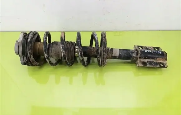 Front shock absorber with coil spring