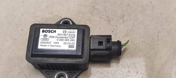 Audi A4 S4 B6 8E 8H ESP acceleration yaw rate sensor 8E0907637A 0022427 0265005245