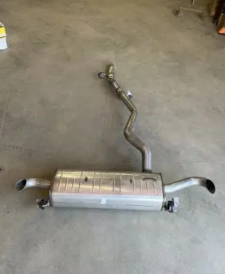 Audi Q7 4M Muffler/silencer 4M4253611 4M0253601AL