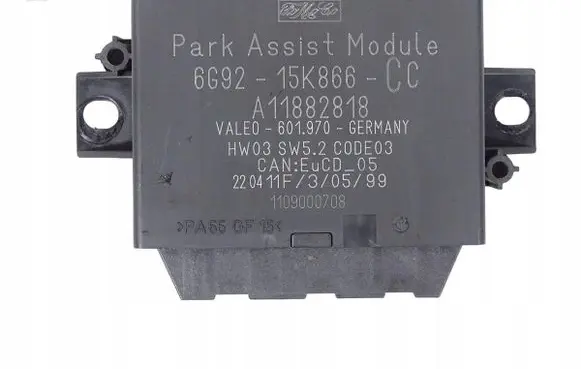 Ford Transit Parking PDC control unit/module 6G9215K866CC