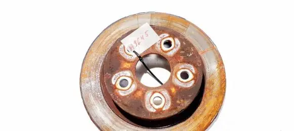 Opel Insignia A Rear brake disc neventiliuojamas