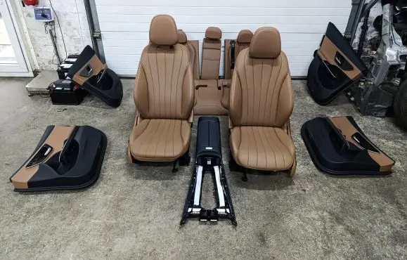Mercedes-Benz E W214 Seat and door cards trim set 