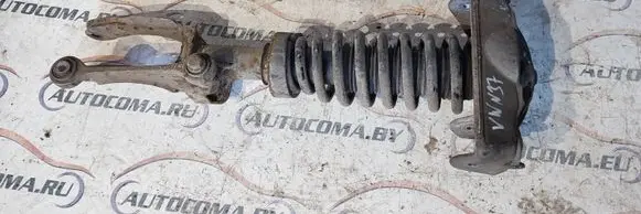 Volkswagen Touareg I Front shock absorber with coil spring 7L6413031L