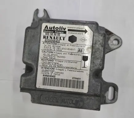 Renault Kangoo I Airbag control unit/module 8200098402 600589600 B095A100425