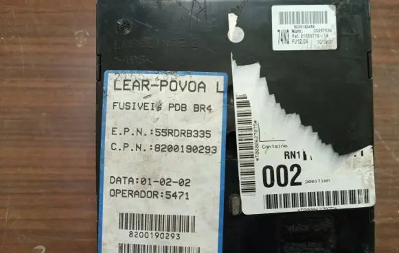 Renault Laguna II Comfort/convenience module 8200192469 216687181A 00287634