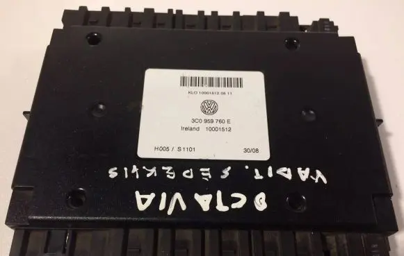 Skoda Octavia Mk2 (1Z) Seat control module 3C0959760E 10001512