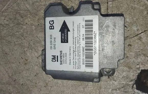 Opel Zafira A Airbag control unit/module 09229303 330518650 5WK42926