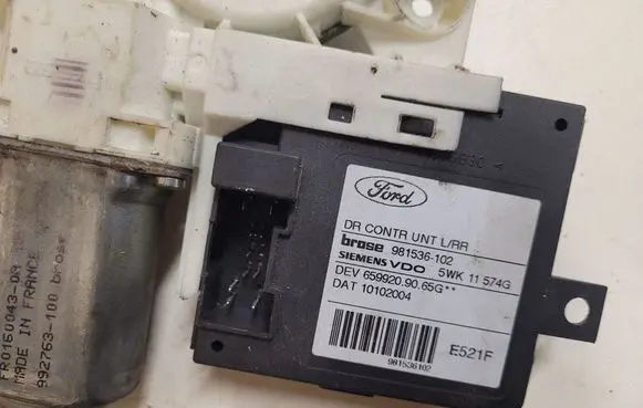 Ford Focus C-MAX Rear door window regulator motor 981536102 5WK11574G 992763100