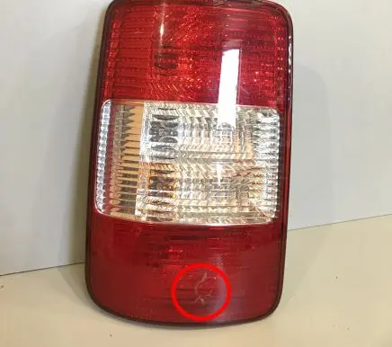 Volkswagen Caddy Rear/tail lights 2K0945111A