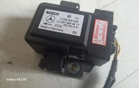 Mercedes-Benz E W210 ESP acceleration yaw rate sensor 0265005230 0005422481