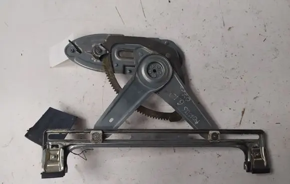 Rear window lifting mechanism without motor
