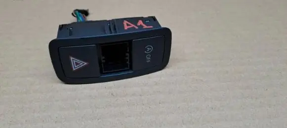Audi A1 Hazard light switch 8X0959672C
