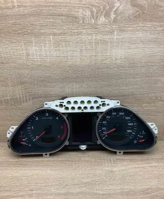 Audi A6 S6 C6 4F Speedometer (instrument cluster) 4F0920950R 4F0910900C MPH
