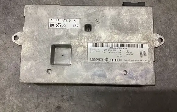 Audi A6 S6 C6 4F MMI control unit 4F0910731120 6350JU057606565 4E0035729