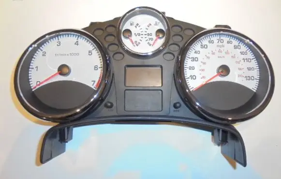 Peugeot 207 Speedometer (instrument cluster) 9666748980