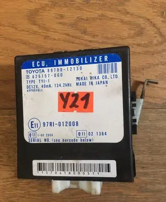 Toyota Corolla E120 E130 Immobilizer control unit/module 8978012130 626157000 97RI012008