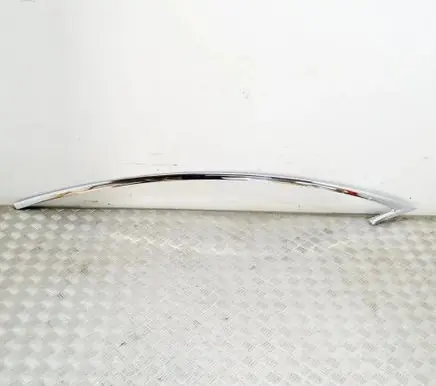 Front door glass trim molding