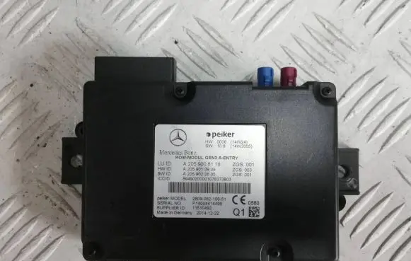 Mercedes-Benz B W246 W242 Other control units/modules A2059008118 A2059022605 A2059013909