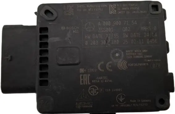 Mercedes-Benz E W214 Distronic sensor radar A0009007154 0203303380