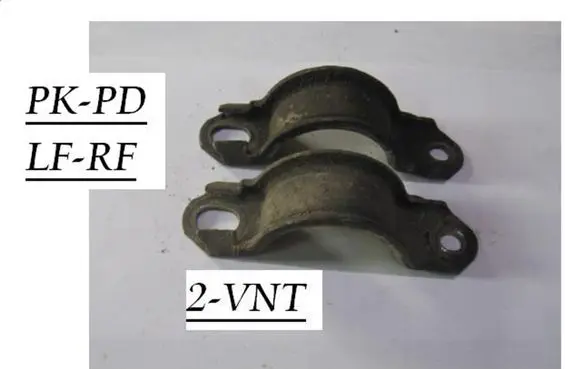 Renault Clio II Steering rack mounting bracket 77004896324