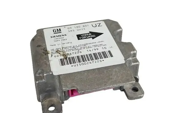 Opel Vectra B Airbag control unit/module 09180801
