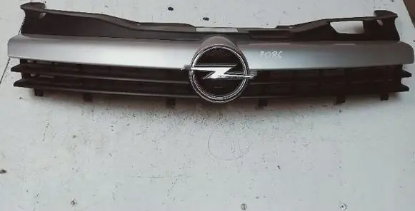 Opel Astra H Front bumper upper radiator grill GM13108463