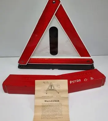 Opel Astra G Emergency warning sign 