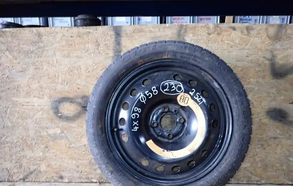 Alfa Romeo Mito R16 spare wheel