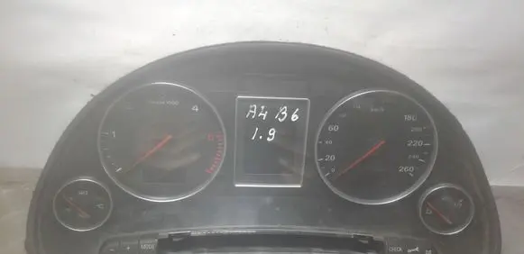 Audi A4 S4 B6 8E 8H Speedometer (instrument cluster) 8E0920950FX 26362602