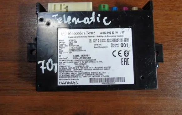 Mercedes-Benz E W213 Trunk lid opening control unit A2139002210W213