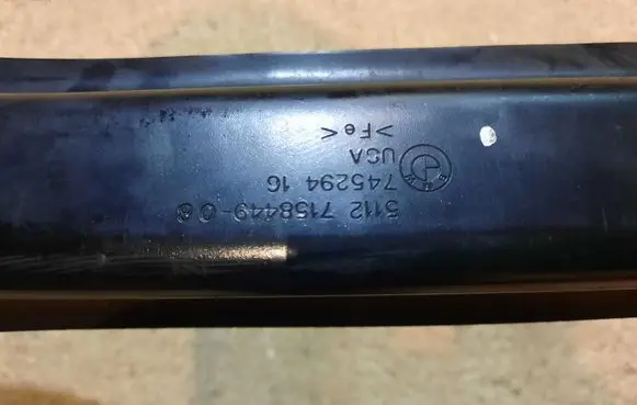 Rear beam
