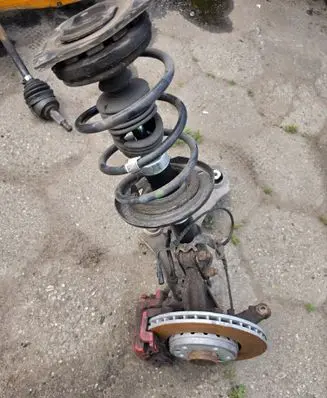 Renault Megane III Front shock absorber with coil spring MCPHERSONLPMEG312