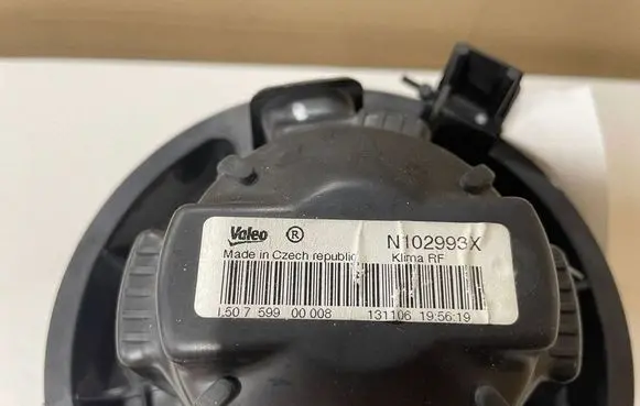 Peugeot 207 Heater fan/blower N102097A N102993X L50759900008