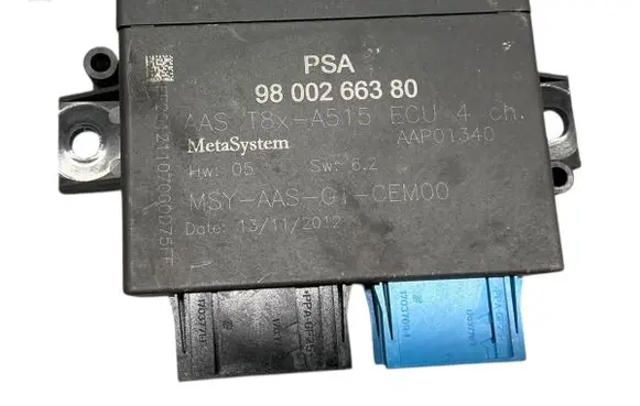 Peugeot 3008 I Parking PDC control unit/module 9800266380 AAP01340 T8XA515