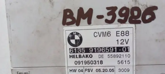 BMW 1 E81 E87 Other devices 9196591 091950318